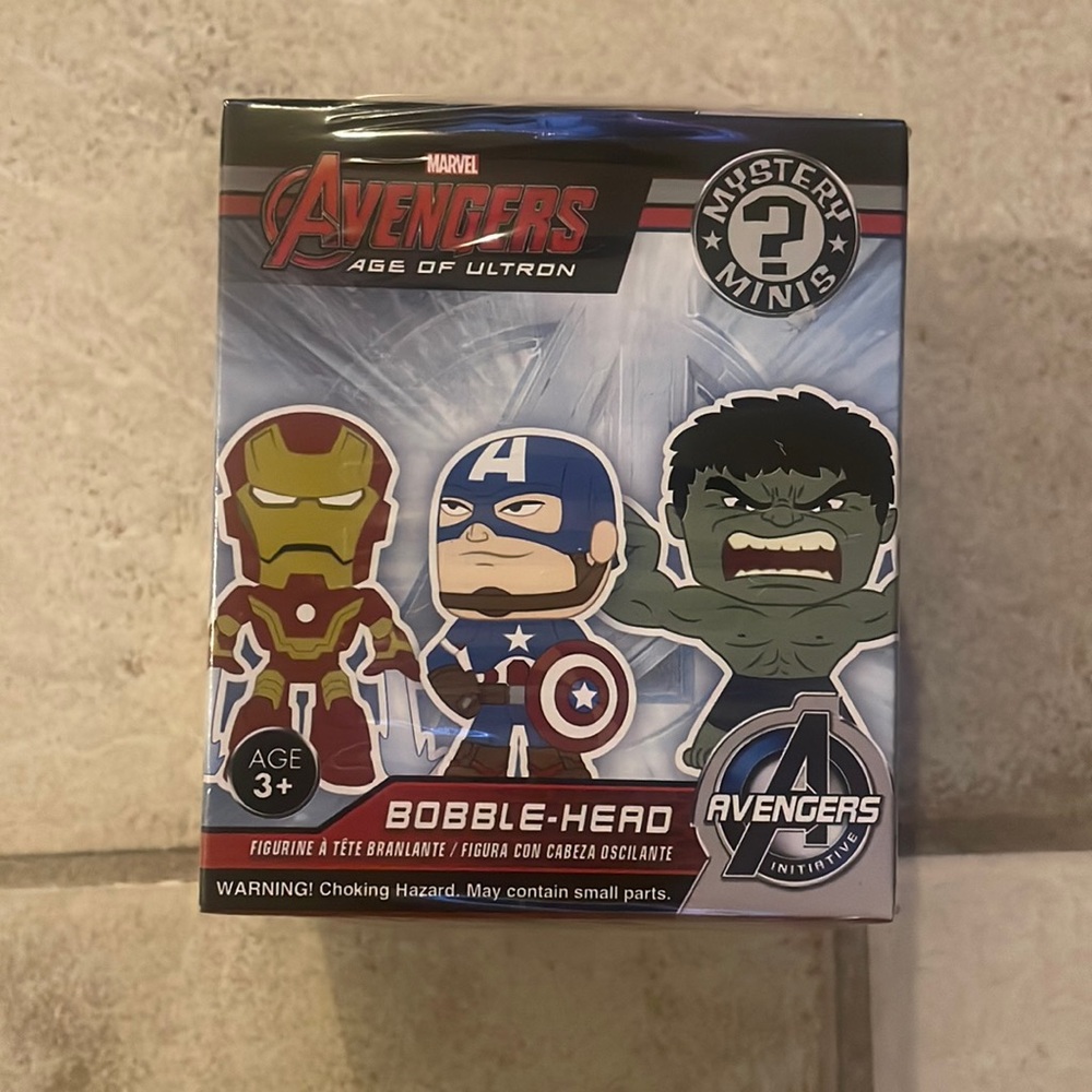 Never Opened Funko Mystery Mini Bobble Hero: Avengers Age of Ultron